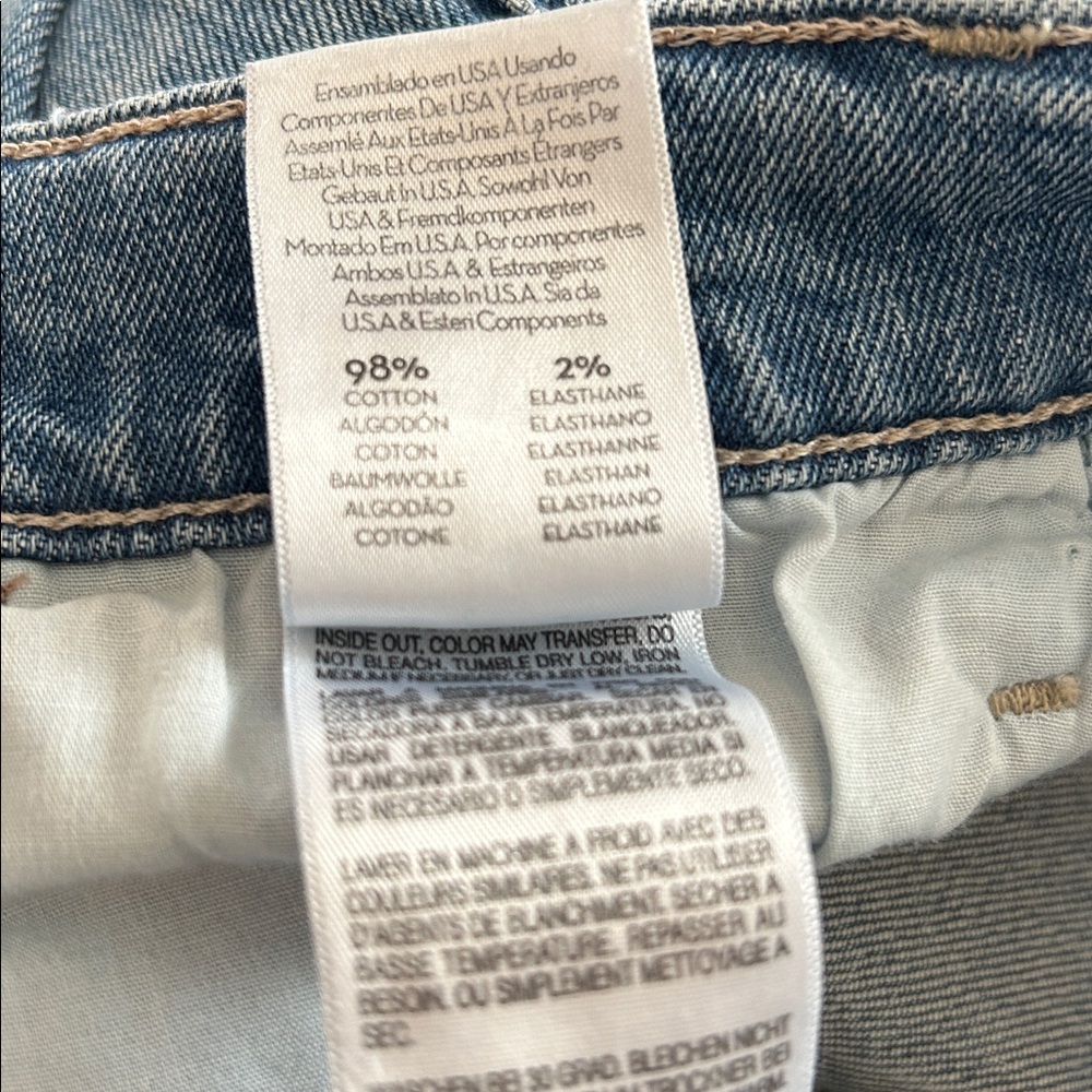 MOTHER The Hustler Ankle in Scenic Route Flared Jeans Light Wash Size 27 - Picture 9 of 10